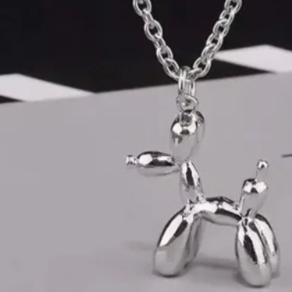 Jewelry - Balloon Dog Necklace NIB